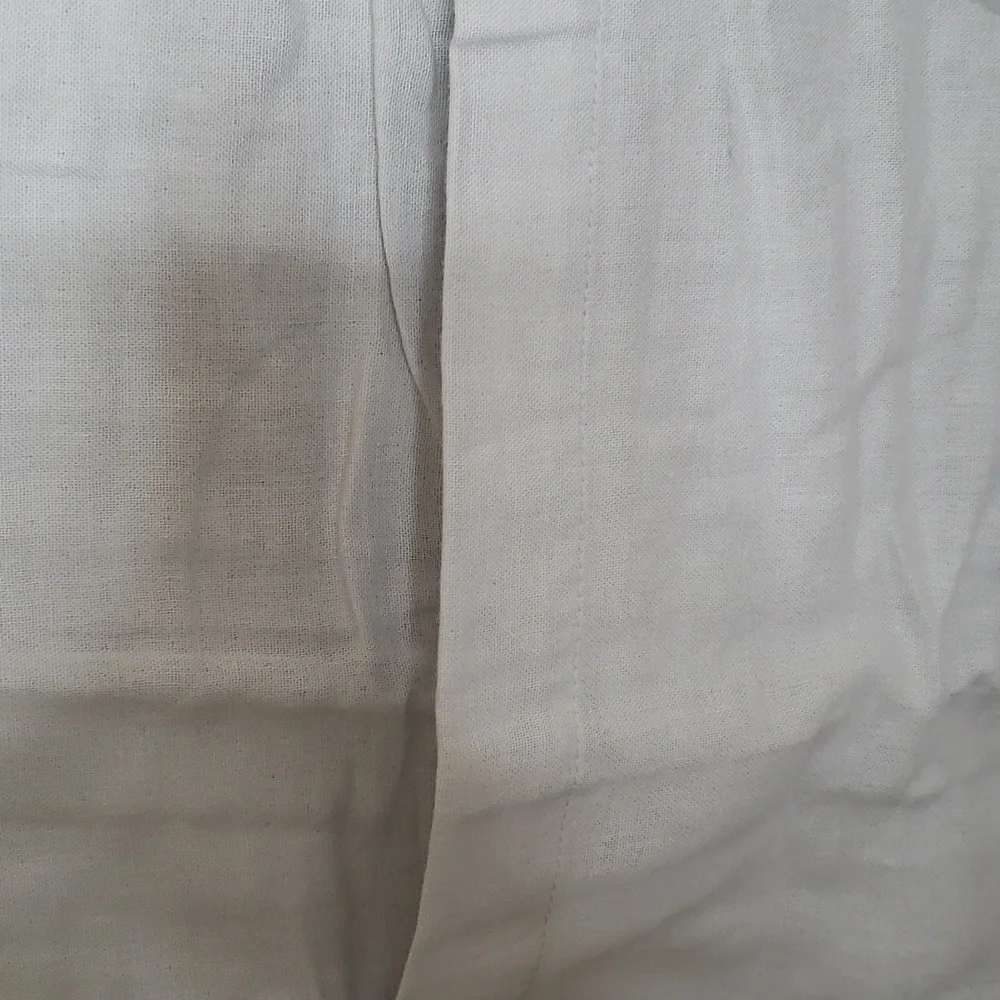 Crate&Barrel NWOT Organic Double Weave Gray Euro Sham